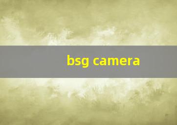 bsg camera